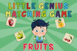 Game screenshot Little Genius Matching Game - Fruits - FREE mod apk