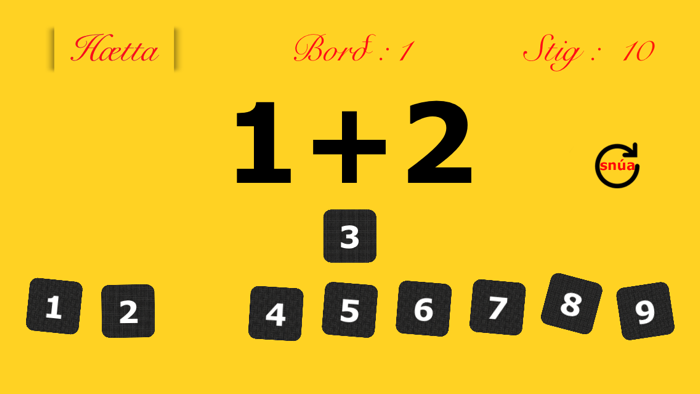 Stærðfræðileikurinn