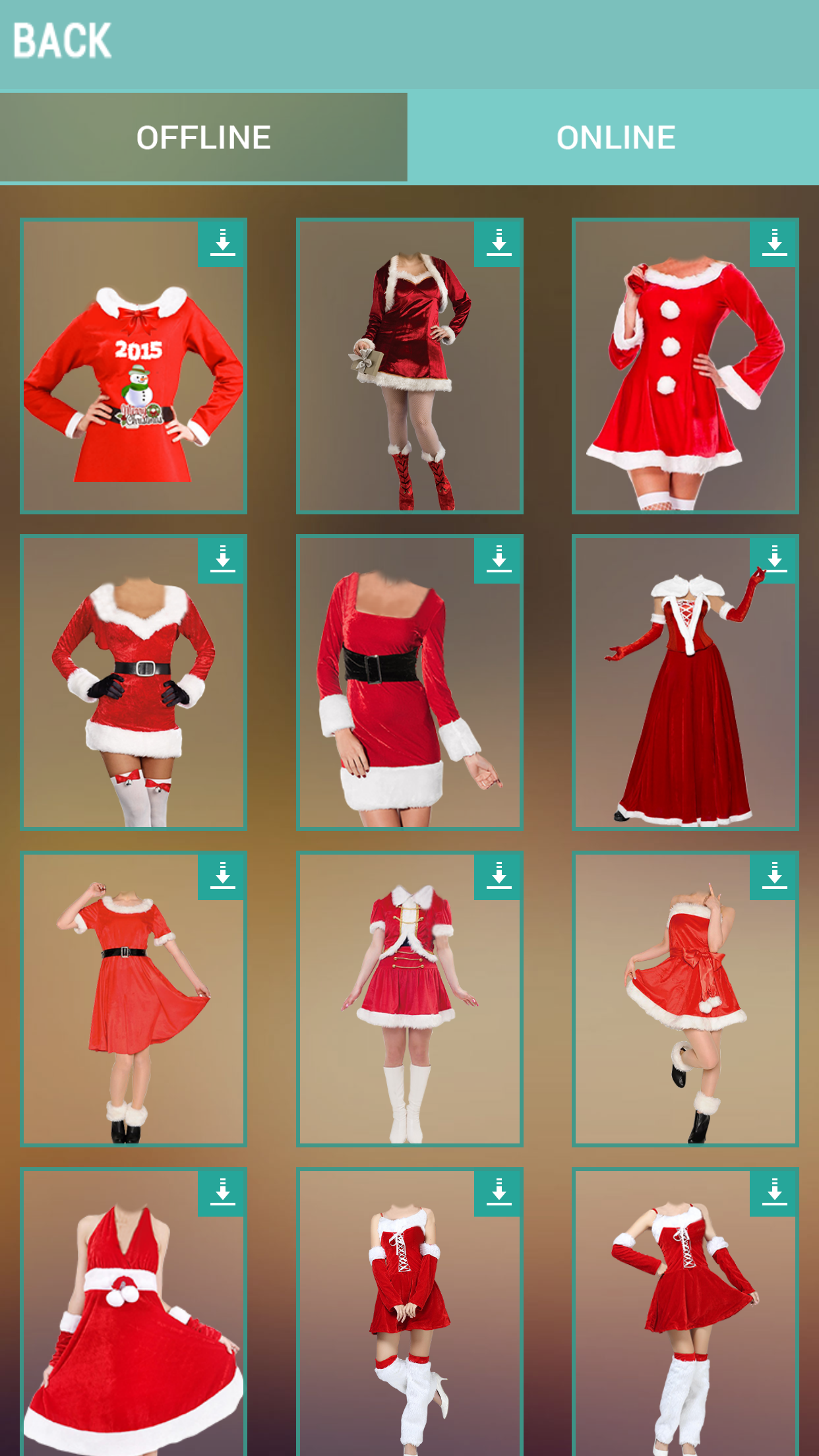 Woman Christmas Photo Montage screenshot 5