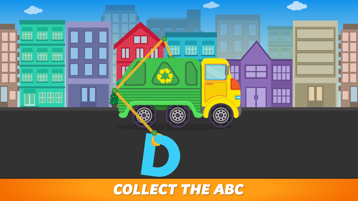 Screenshot #2 pour ABC Garbage Truck - Alphabet Fun Game for Preschool Toddler Kids Learning ABCs and Love Trucks and Things That Go