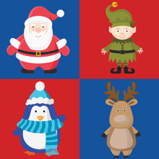 Activities of Match Christmas Party Characters - Free Holiday Challenging Games For Kids & Adults