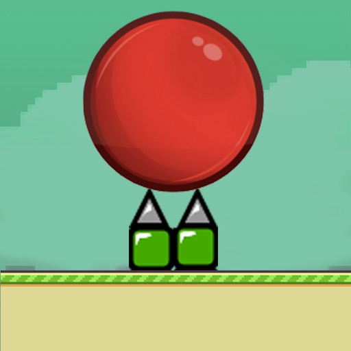 Red Ball Smash hit Bouncing Flappy Edition iOS App