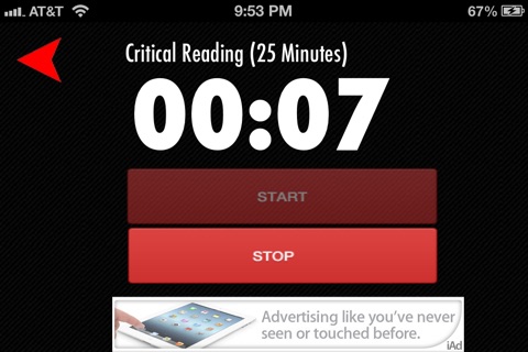 SAT Timer Free screenshot 3