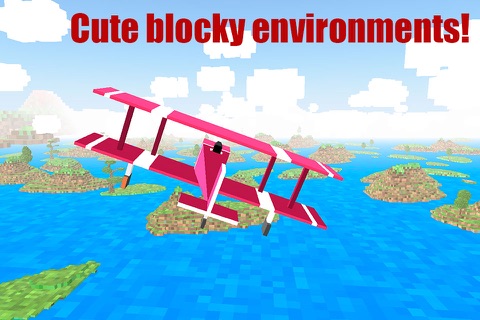 Blocky Plane Flight Simulator 3D Full screenshot 3