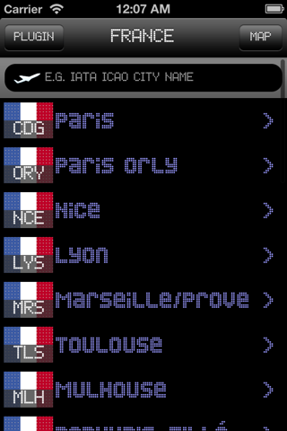 Paris-Orly Airport - iPlane2 Flight Information screenshot 4