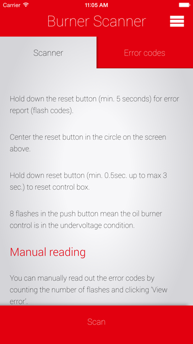 Screenshot #1 pour Burner Scanner
