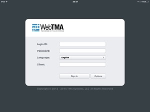 WebTMA GO CH 5.0.9 screenshot #1 for iPad