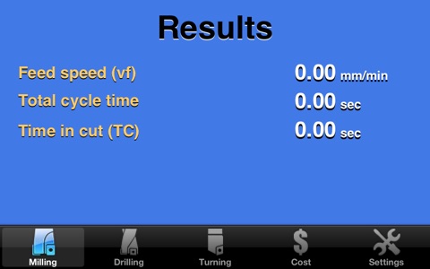 Canela Machining Calculator screenshot 3