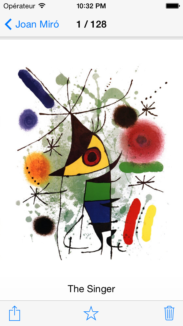 Screenshot #2 pour Miró 128 peintures  (HD  100M+)