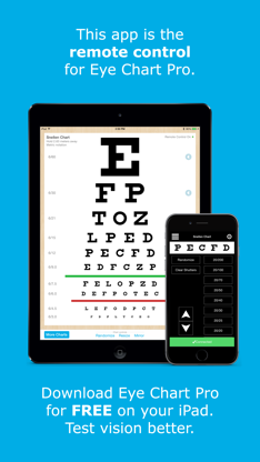 Eye Chart Pro Remote Control screenshot 1