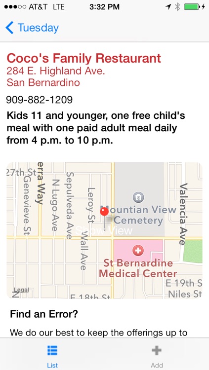 San Bernardino County Sun Kids Eat Free screenshot-3