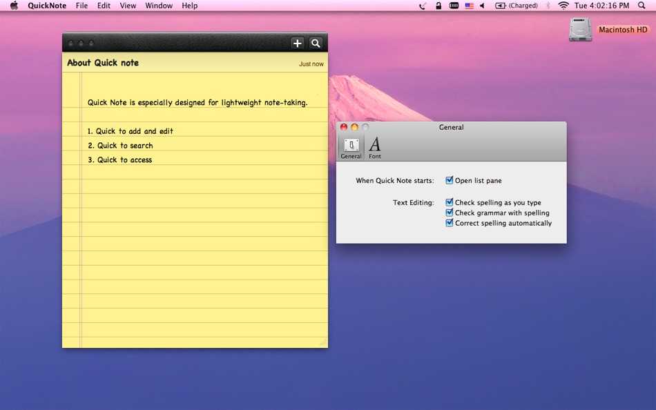 #3. Quick Note (macOS) 来自: Diigo Inc.