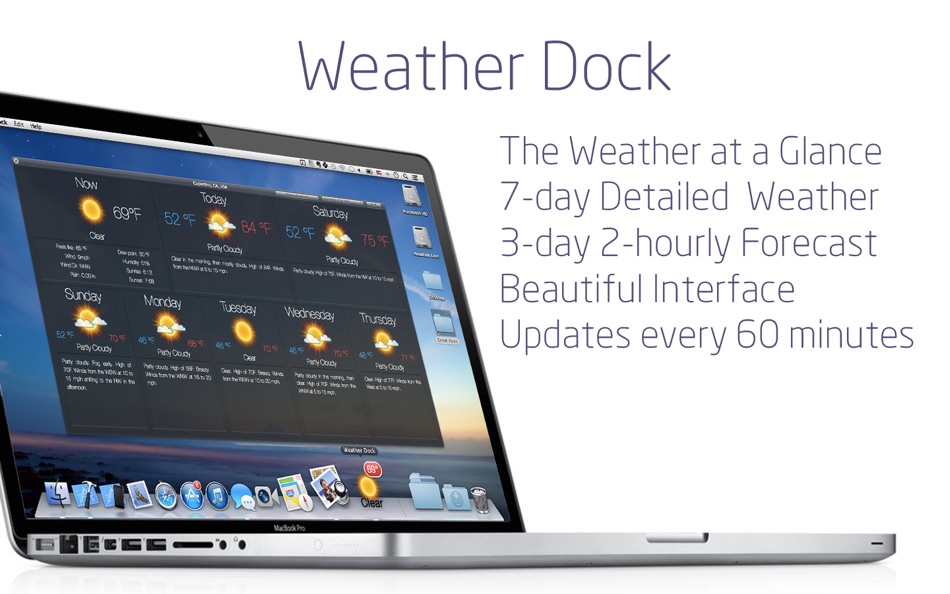 Weather Dock+ Desktop forecast - 5.5.0 - (macOS)