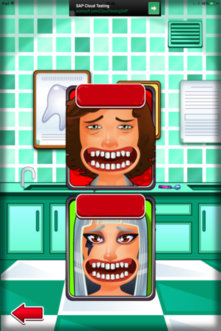 Aaah! Celebrity Dentist HD-Ace Awesome Game for Boys and Little Flower Girls screenshot 2