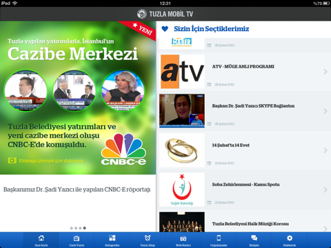 Tuzla Mobil TV HD screenshot 2