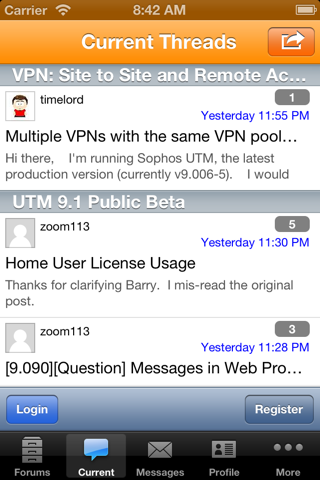 Astaro.org User Forums screenshot 4