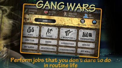 GangWars -Crime Story behind Downtown Empire Screenshot on iOS