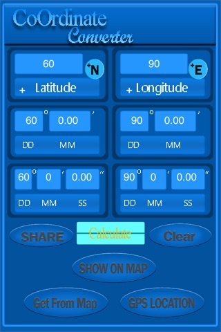 Coordinates Convert screenshot 2