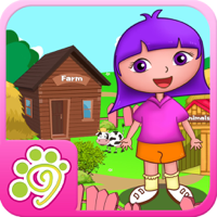 Annas animals farm house - Happy Boxfree english learning toddler games