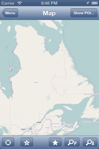 Quebec, Canada Offline Map - PLACE STARS screenshot 2