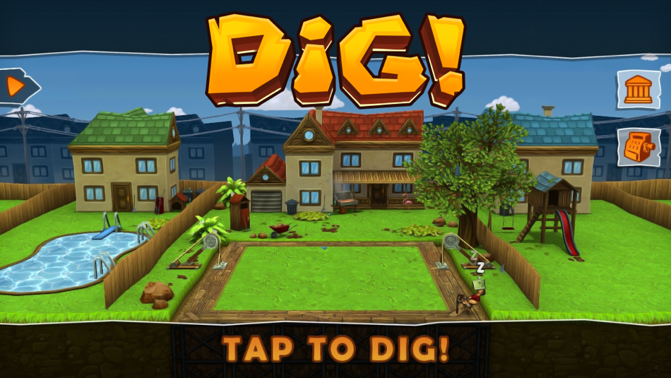 #1. Dig! (iOS) 由: Crescent Moon Games