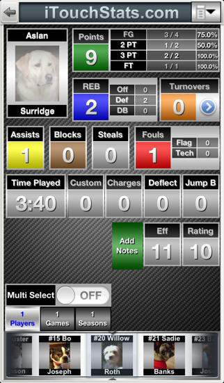 itouchstats basketball iphone screenshot 4