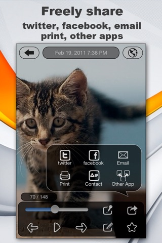 Awesome Photo Calendar Free with Memo screenshot 4