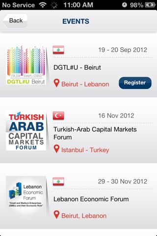 Iktissad Events screenshot 3