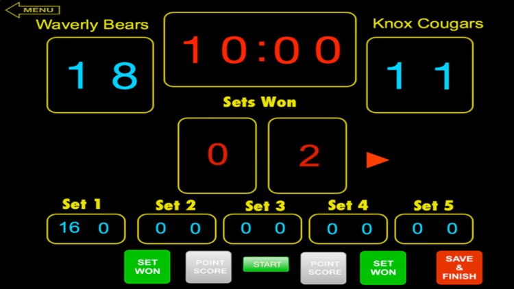 ScoreKeeper VolleyBall for iPhone