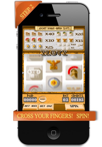 Ancient Roman Empire Slot Machine - Family Fun Game of Chance screenshot 3