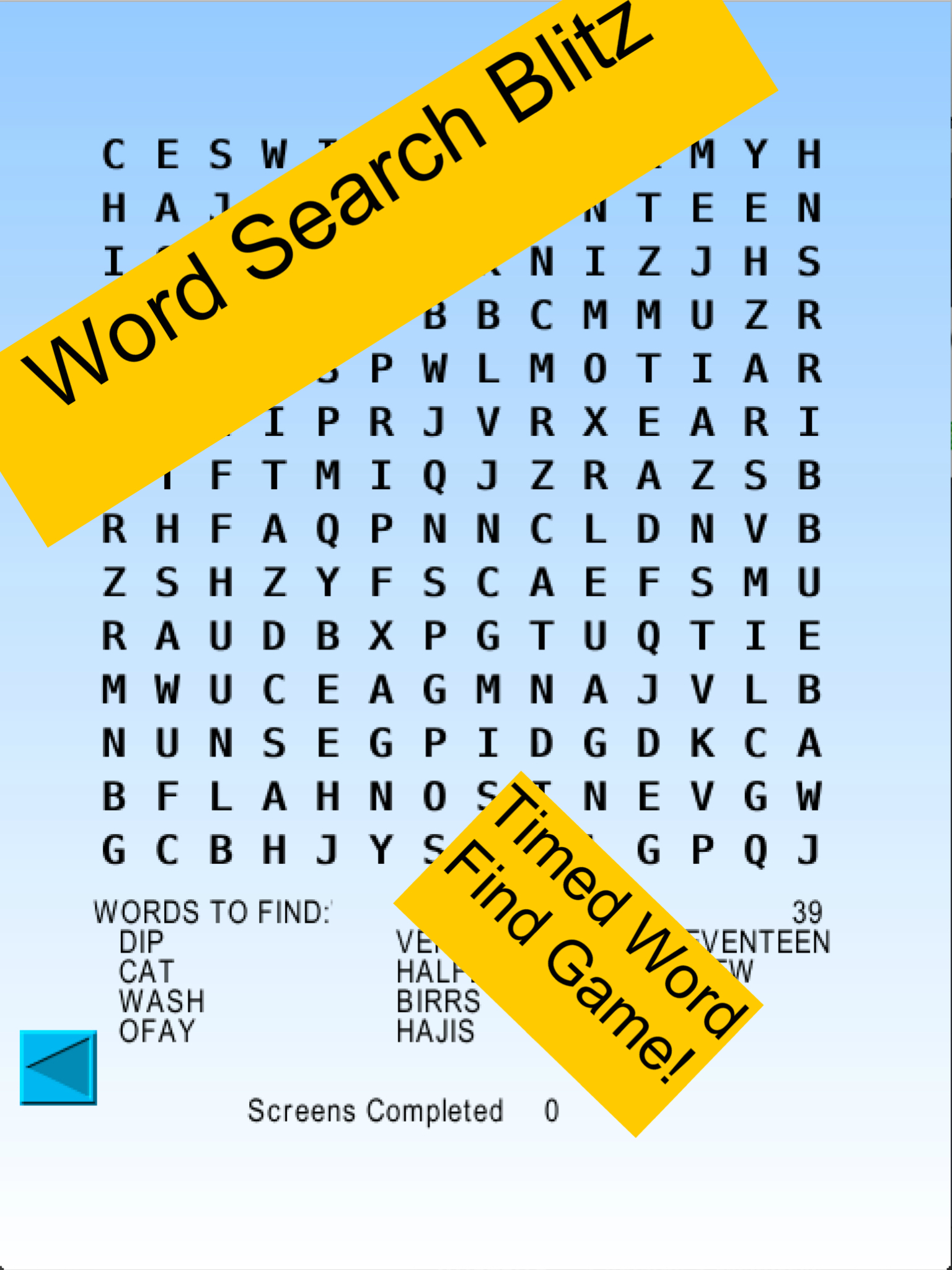 Word Search Blitz, blitz rounds of wordsearch screenshot 8