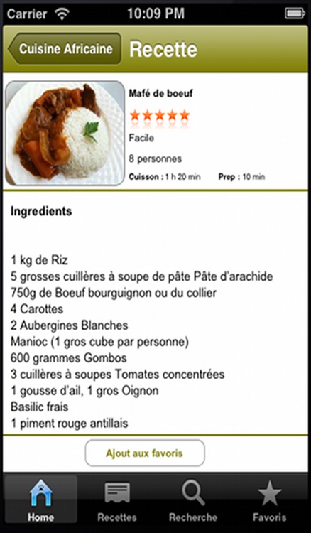 Cuisine Africaine