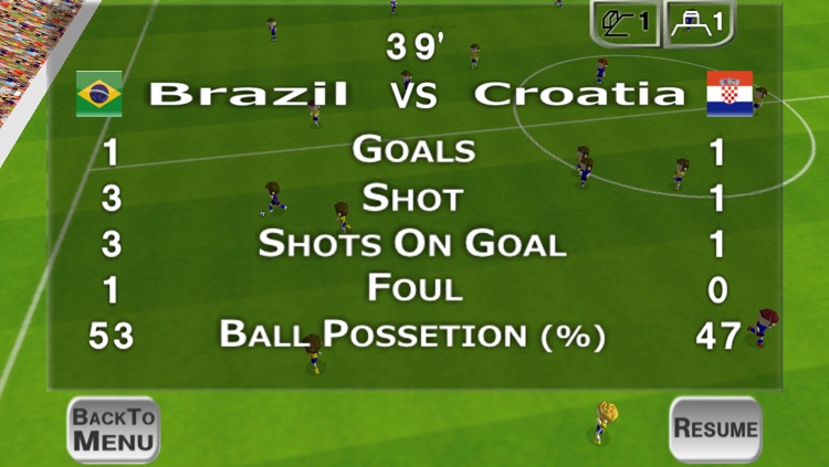 Wonder Goal 2014 - 3D Soccer ! screenshot-3
