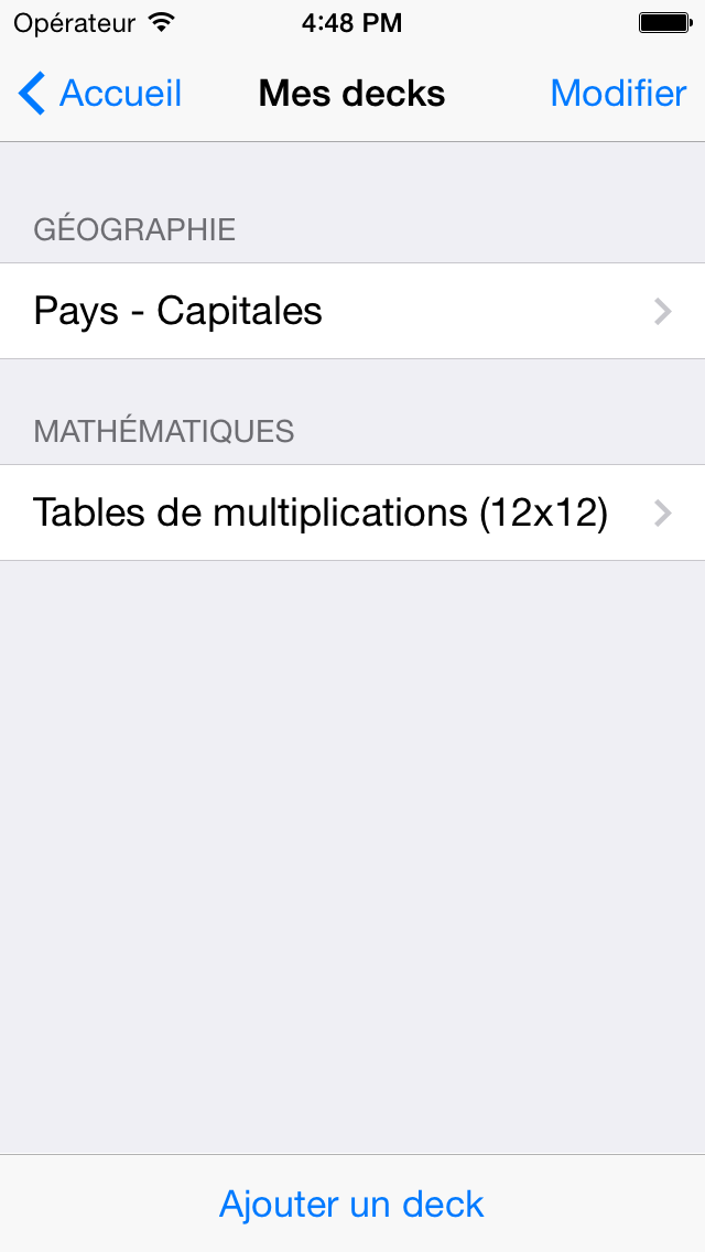 Screenshot #3 pour MyLittleCards - Petites cartes d'apprentissage simples et efficaces