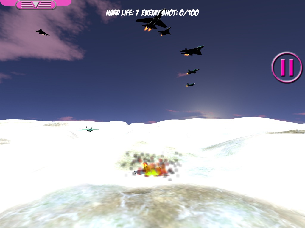 Aircraft 1 Lite for iPad: air fighting game screenshot 4