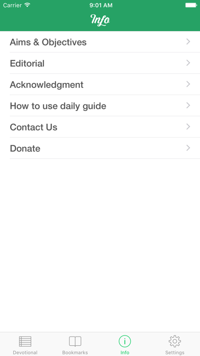DailyGuide2016 iPhone screenshot 4 - Book app