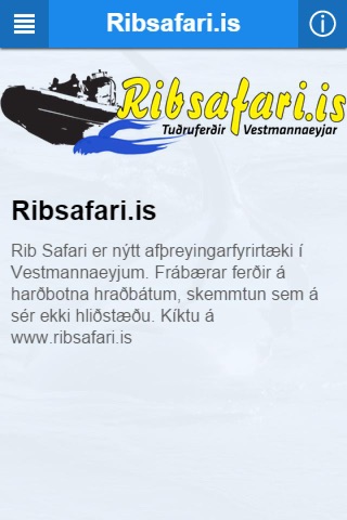 Ribsafari.is screenshot 2