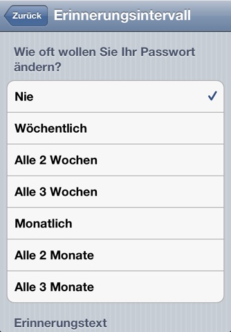 Passwort-Wechsel-App screenshot 4
