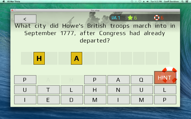 ‎US War Trivia Screenshot