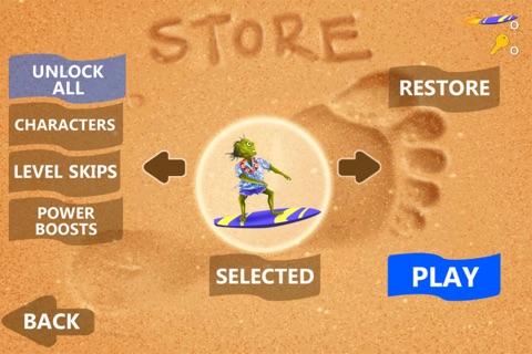 A Surfing Run at Zombie Cove - Free HD Racing Game screenshot 2