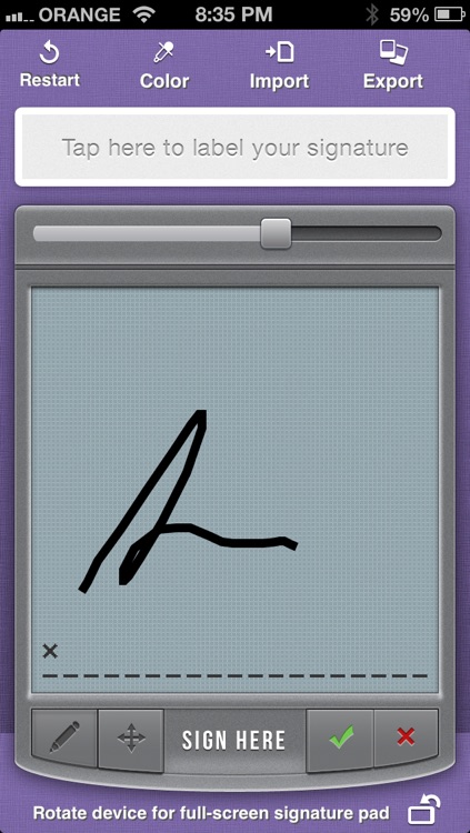 Signatures - email personality screenshot-3
