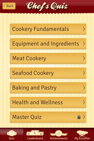 Escoffier Chef’s Quiz screenshot 3