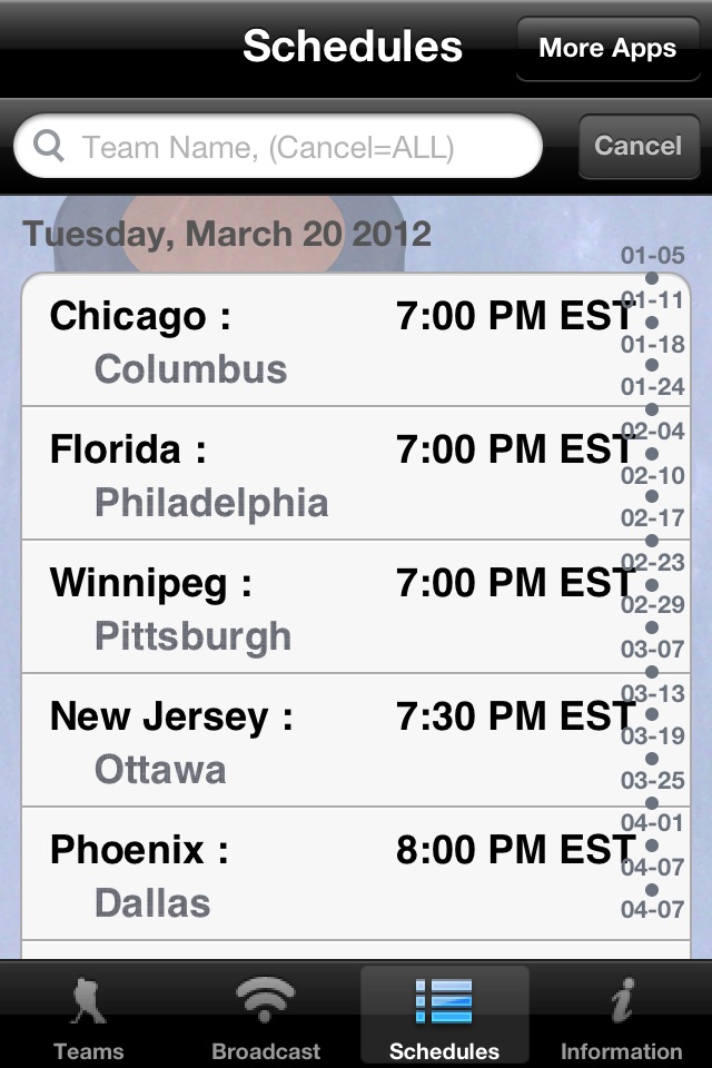 Hockey Radio & Schedules for Free screenshot 2