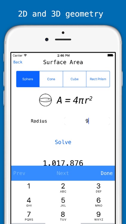Math Buddy - Algebra and Geometry HW Helper