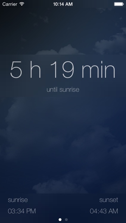 Sunlight Countdown - Sunrise & Sunset timer with notifications