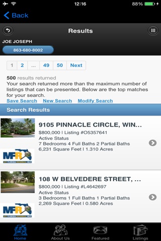 Joseph Realty screenshot 3