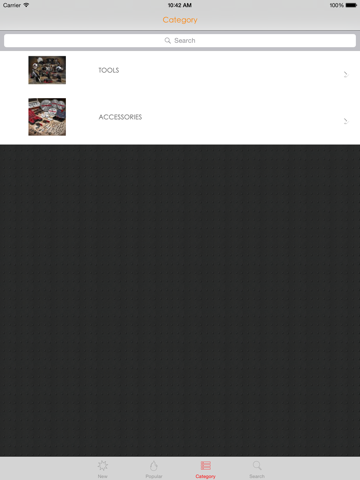 Porter Cable iPad screenshot