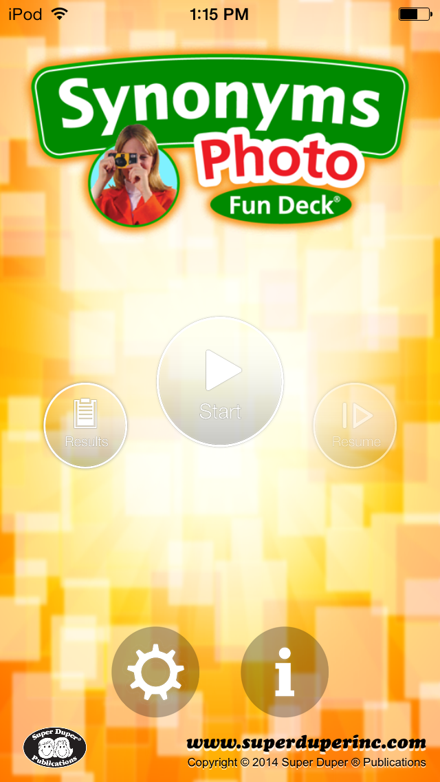 Screenshot #1 pour Synonyms Photo Fun Deck