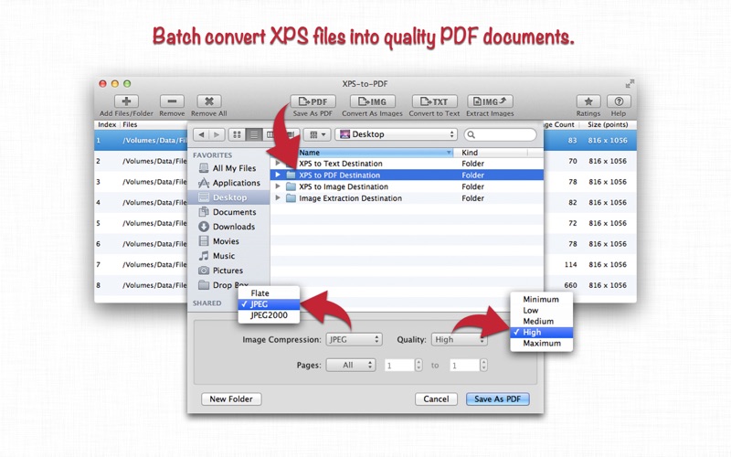 Screenshot #2 pour XPS-to-PDF