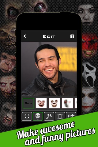 Zombie Face HD - Manipulate & Edit Ugly Horrific Selfie 3D Photos screenshot 3